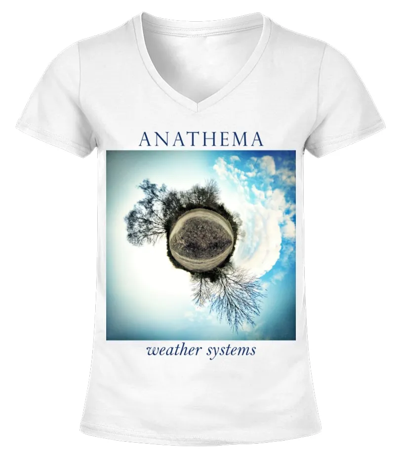 PGSRWT. ANATHEMA  WEATHER SYSTEMS (2012) CAMISETA CUELLO PICO MUJER