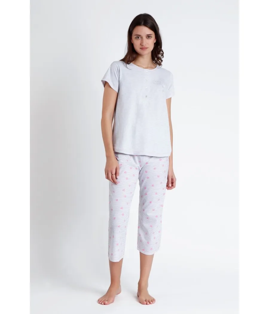 Pijama maternal verano mujer Disney algodón orgánico