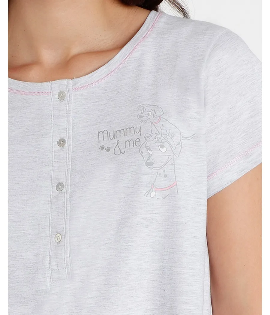 Pijama maternal verano mujer Disney algodón orgánico
