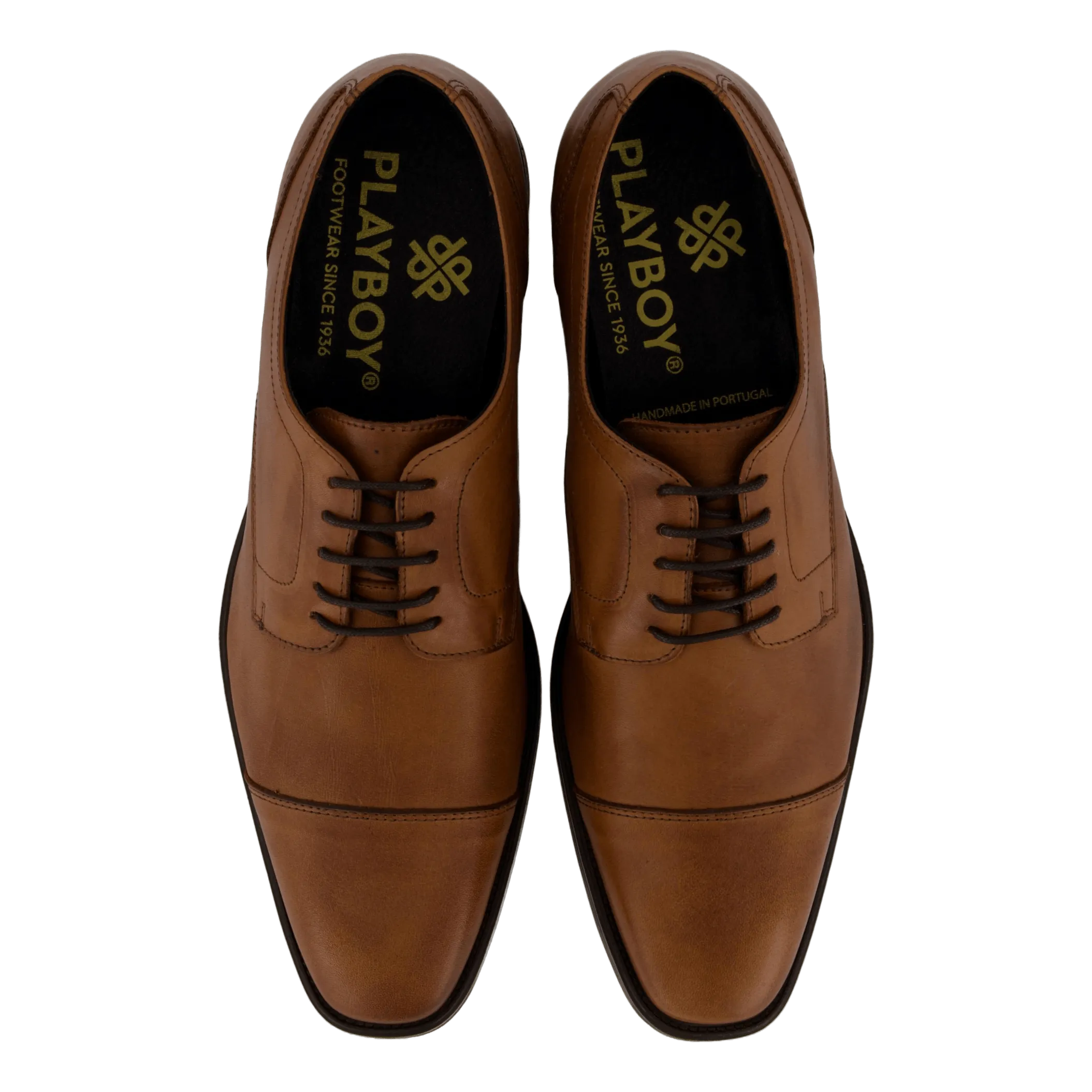 Playboy Footwear Tom Brown Leather