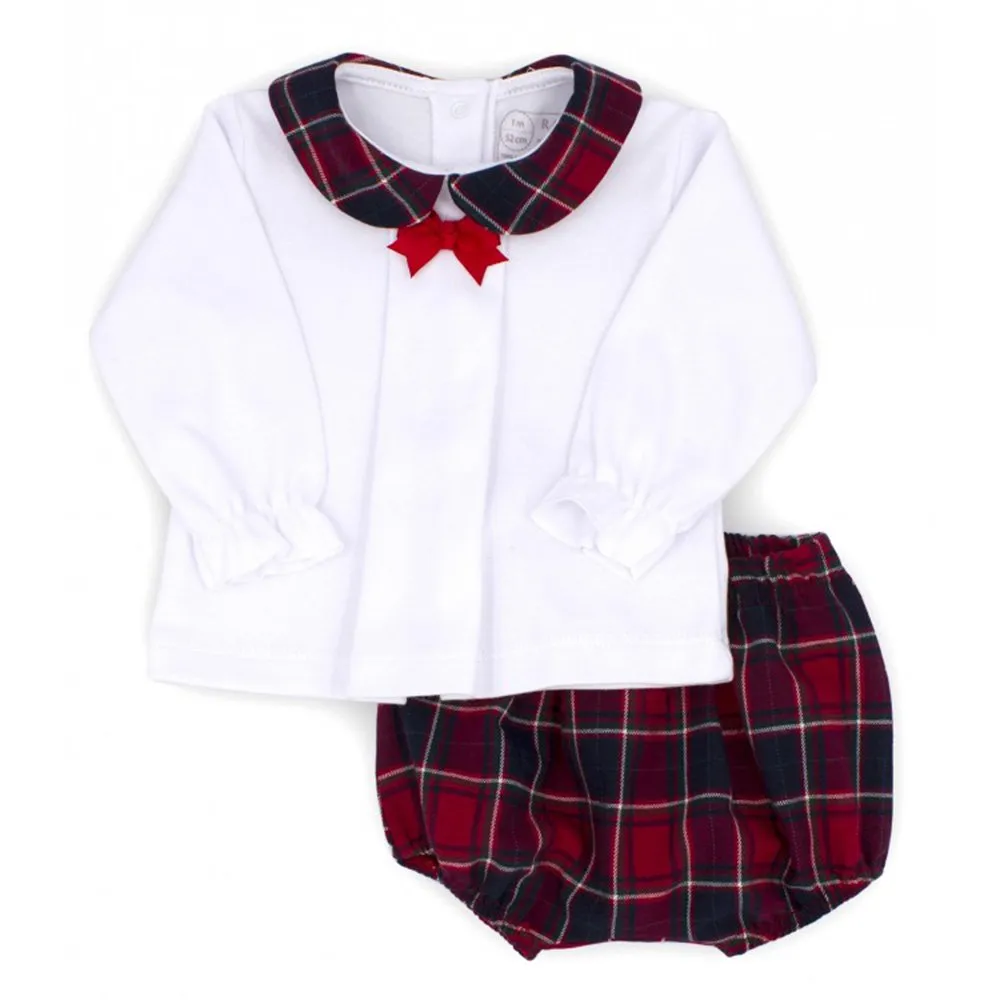 RAPIFE CONJUNTO PACK PUNTO ESTAMPADO DE BEBé NIñA 5413W20 ROJO/RED24 CORDONETS