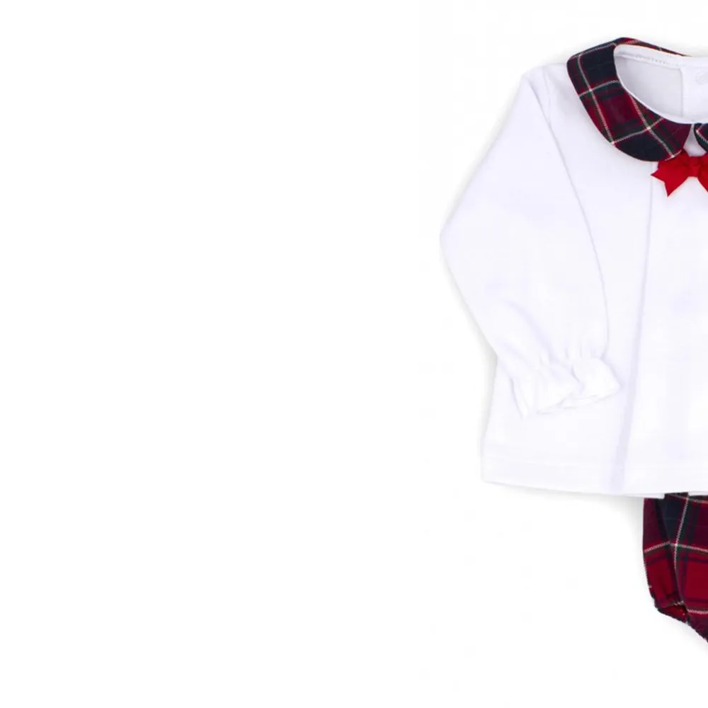 RAPIFE CONJUNTO PACK PUNTO ESTAMPADO DE BEBé NIñA 5413W20 ROJO/RED24 CORDONETS