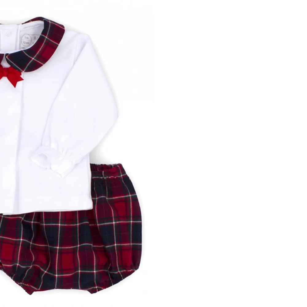 RAPIFE CONJUNTO PACK PUNTO ESTAMPADO DE BEBé NIñA 5413W20 ROJO/RED24 CORDONETS
