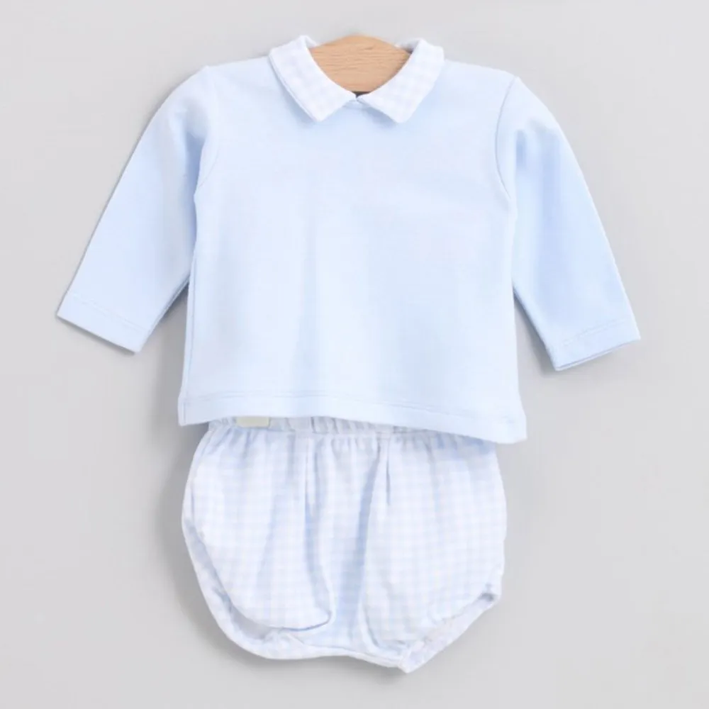 RAPIFE CONJUNTO PACK PUNTO ESTAMPADO DE BEBé NIñO 4814W20 BLUE16 CORDONETS
