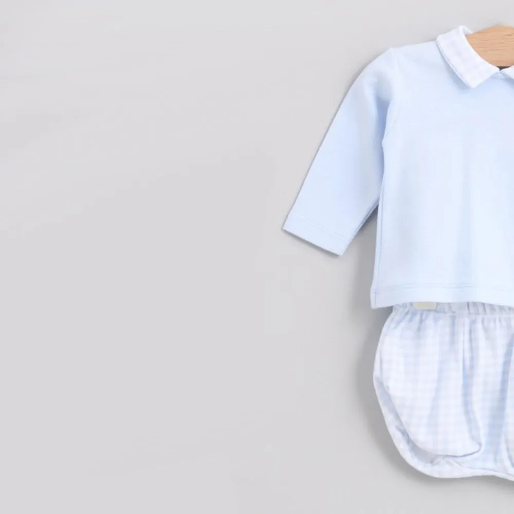 RAPIFE CONJUNTO PACK PUNTO ESTAMPADO DE BEBé NIñO 4814W20 BLUE16 CORDONETS