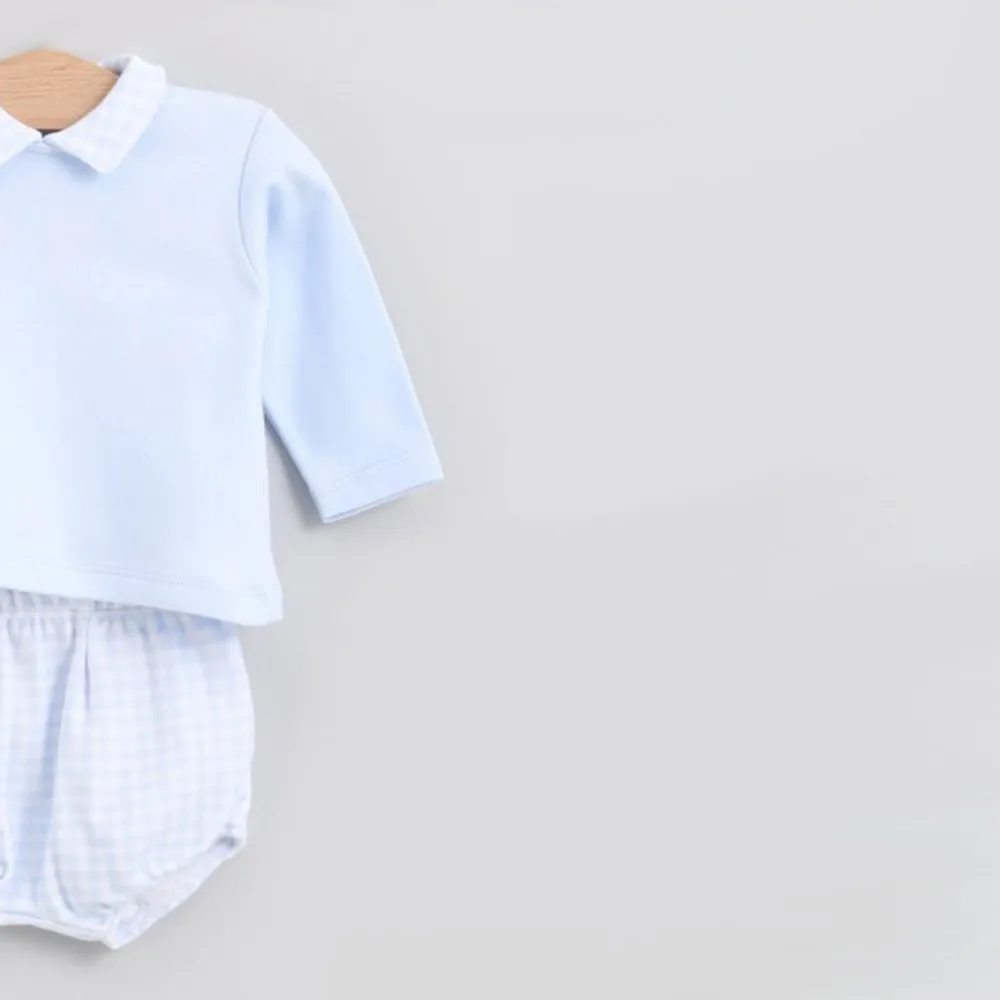 RAPIFE CONJUNTO PACK PUNTO ESTAMPADO DE BEBé NIñO 4814W20 BLUE16 CORDONETS