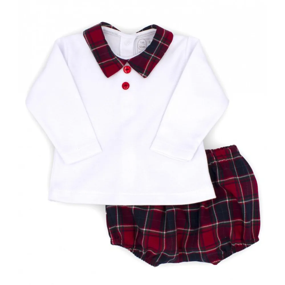 RAPIFE CONJUNTO PACK PUNTO ESTAMPADO DE BEBé NIñO 5414W20 ROJO/RED24 CORDONETS