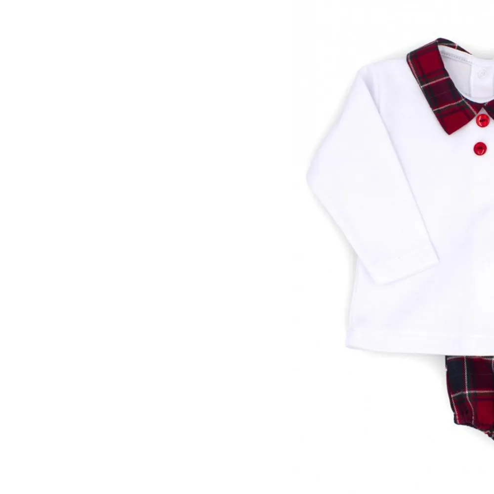 RAPIFE CONJUNTO PACK PUNTO ESTAMPADO DE BEBé NIñO 5414W20 ROJO/RED24 CORDONETS
