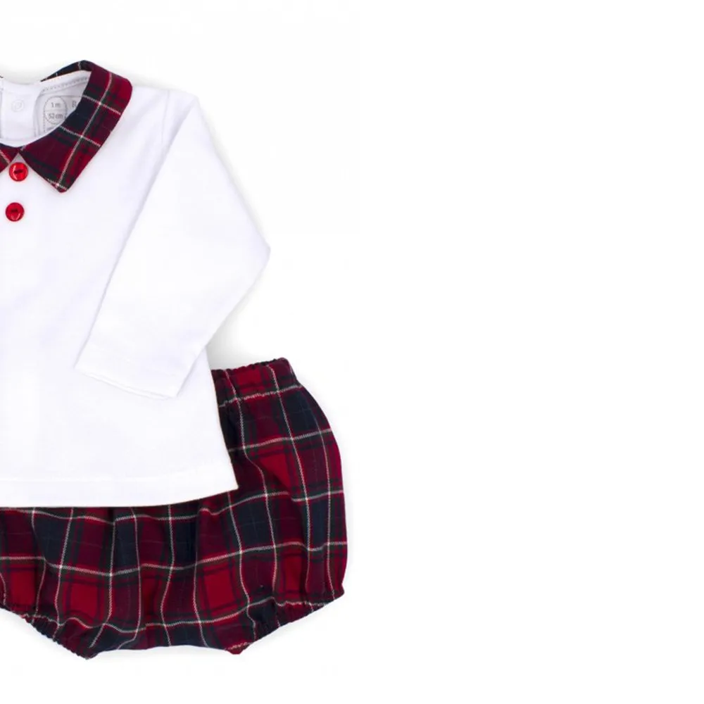 RAPIFE CONJUNTO PACK PUNTO ESTAMPADO DE BEBé NIñO 5414W20 ROJO/RED24 CORDONETS
