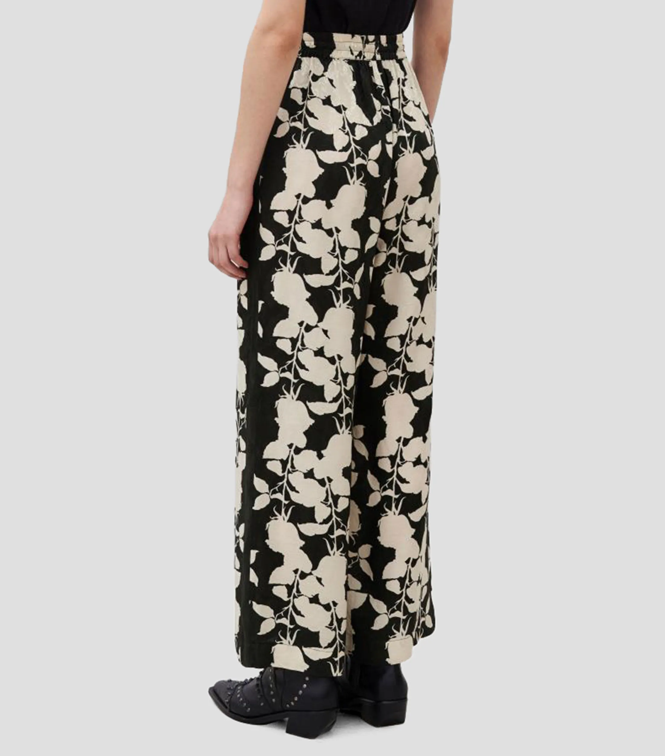 Rapsodia Pantalón con flores Mujer
