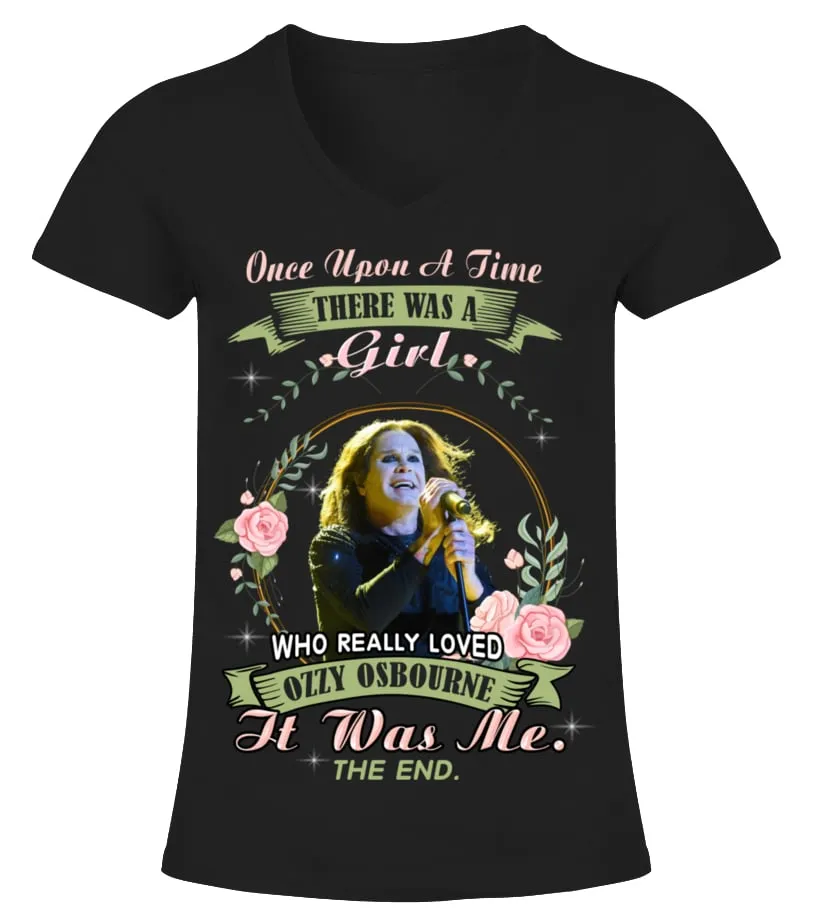 REALLY LOVED OZZY OSBOURNE Camiseta cuello pico Mujer