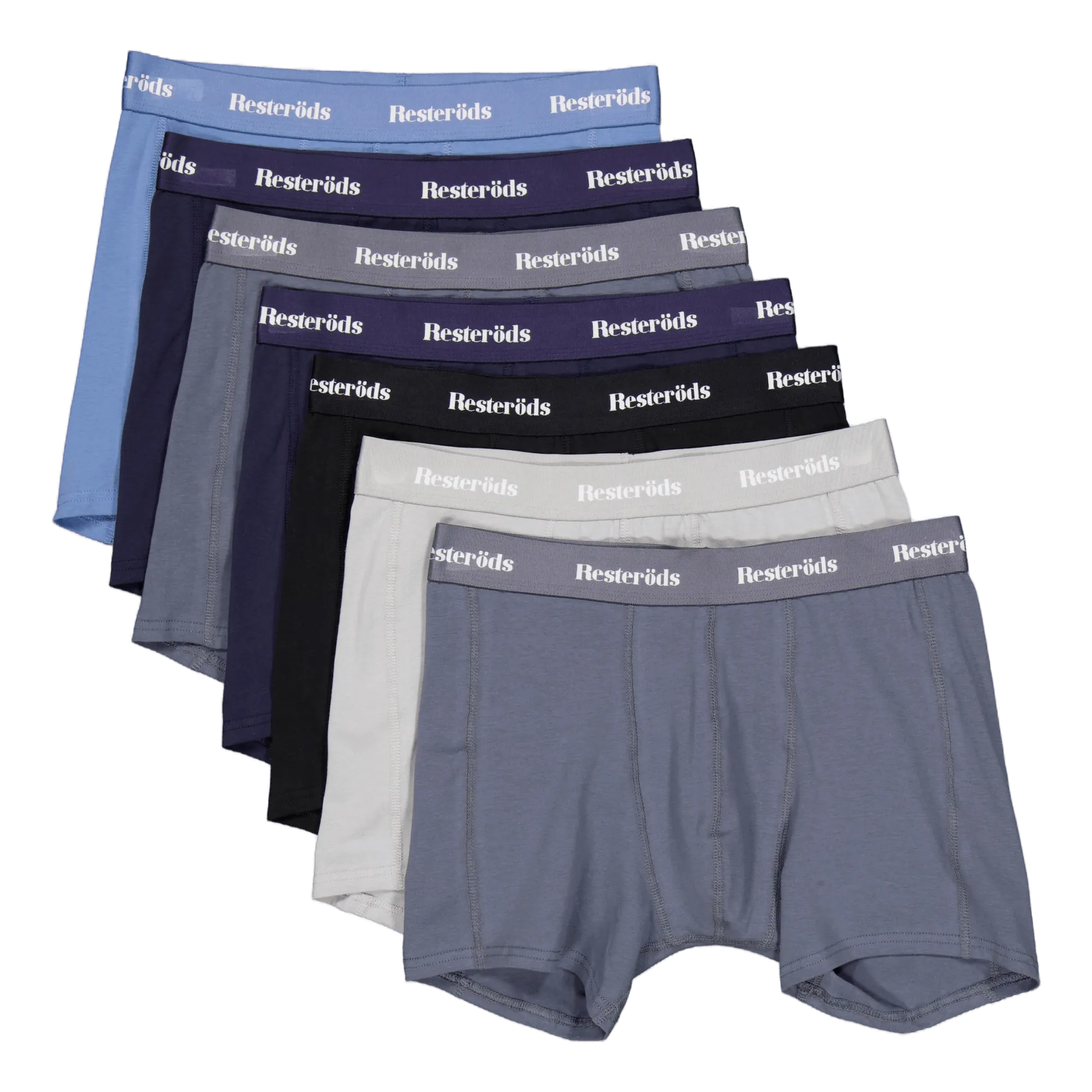 RESTERöDS KALLE COTTON 7PACK MULTICOLOR