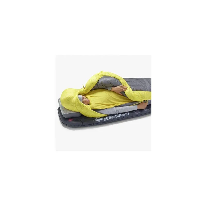 SACO DE DORMIR SEA TO SUMMIT SPARK WOMEN'S 9C/15F DOWN SLEEPING BAG  L (YELLOW/GREY) MUJER