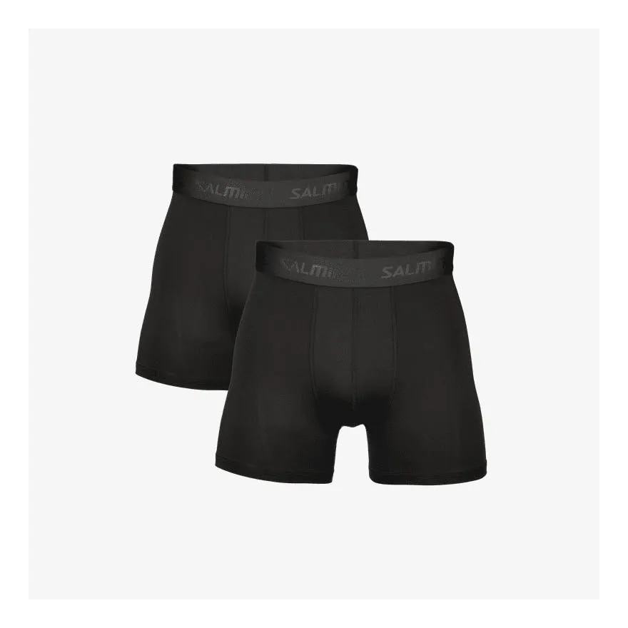 SALMING 2PACK PERFORMANCE BOXER BLACK