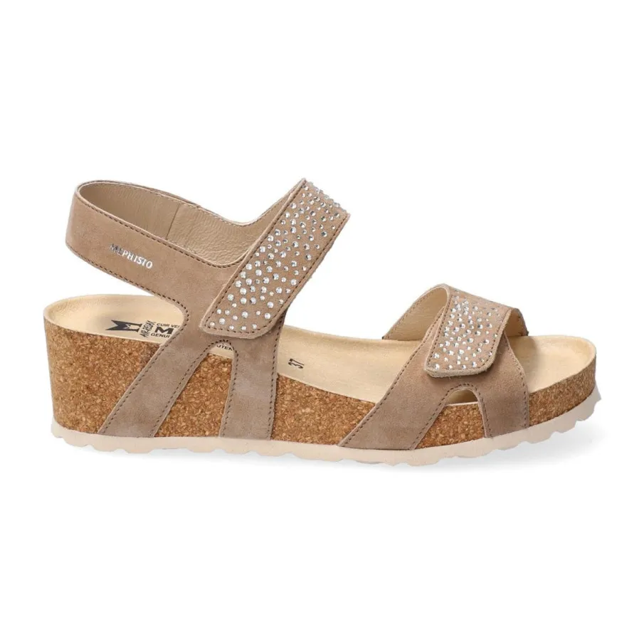 SANDALIA MEPHISTO VIC SPARK MUJER LIGHT TAUPE
