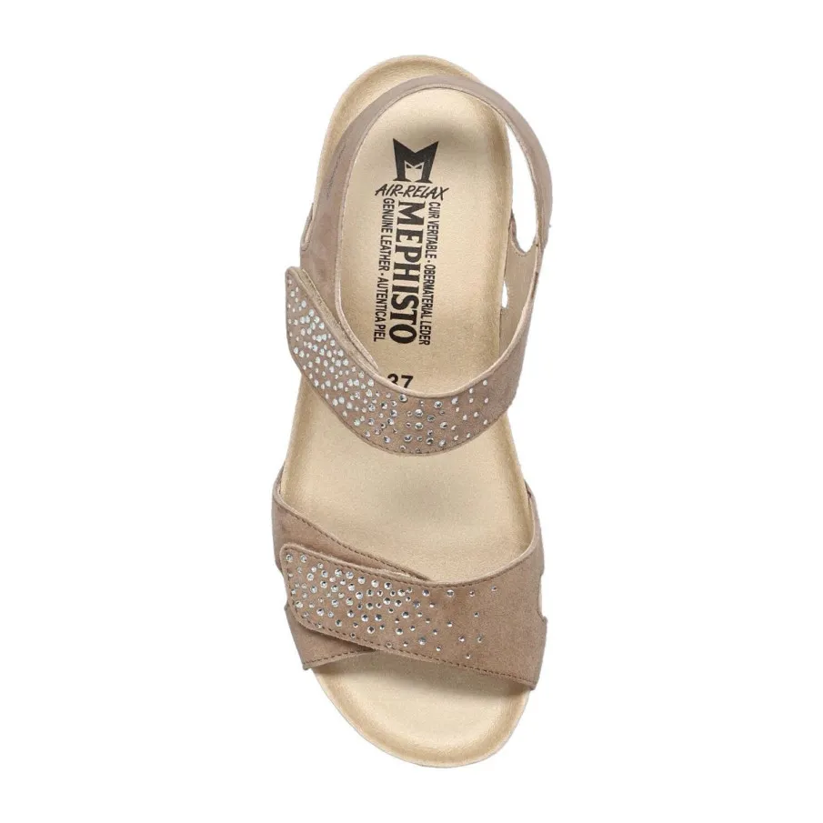 SANDALIA MEPHISTO VIC SPARK MUJER LIGHT TAUPE