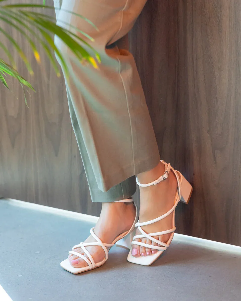 SANDALIA TACON EVA WHITE