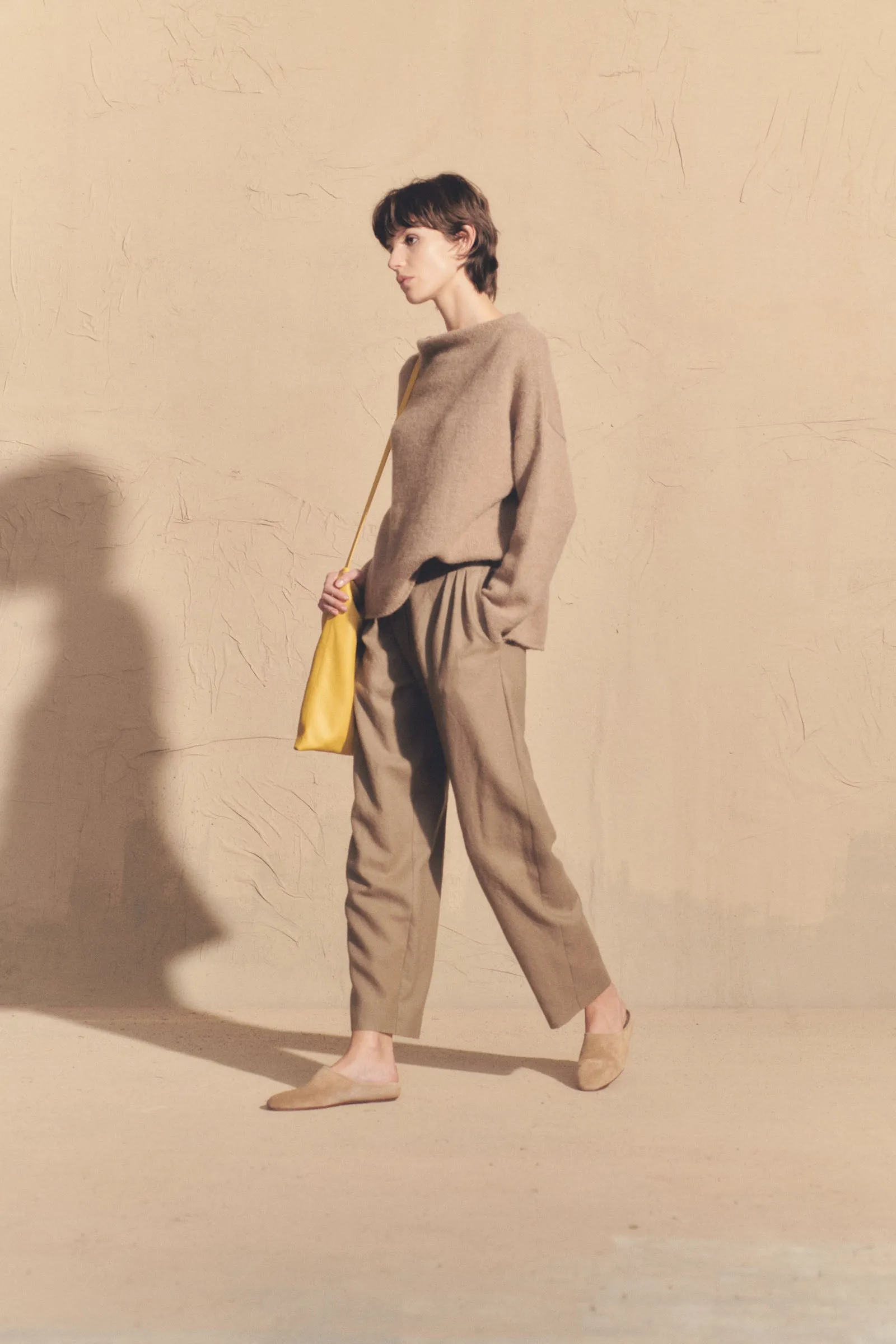 Selma, mink virgin wool pants