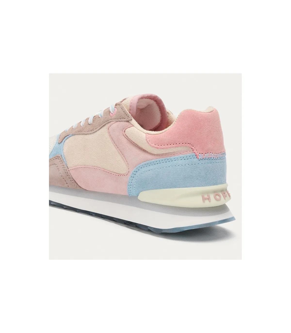 Sneakers en tonos pastel de mujer