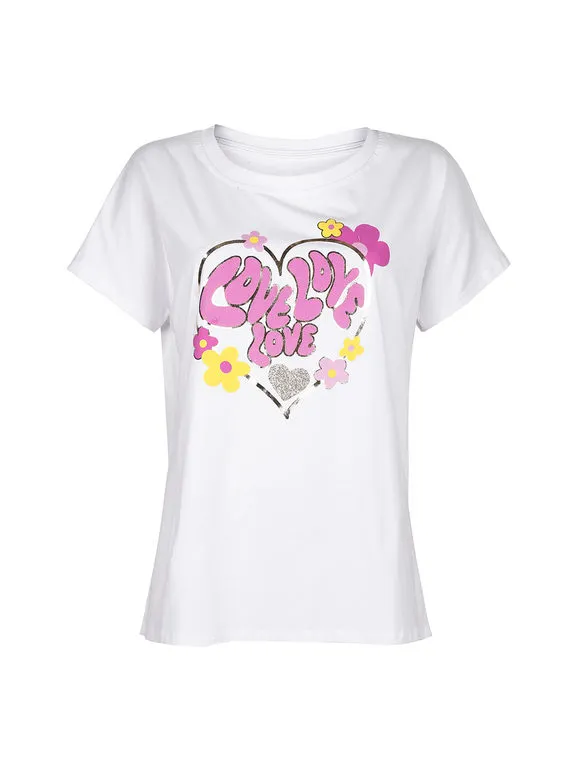 Solada Camiseta mujer oversize de algodón