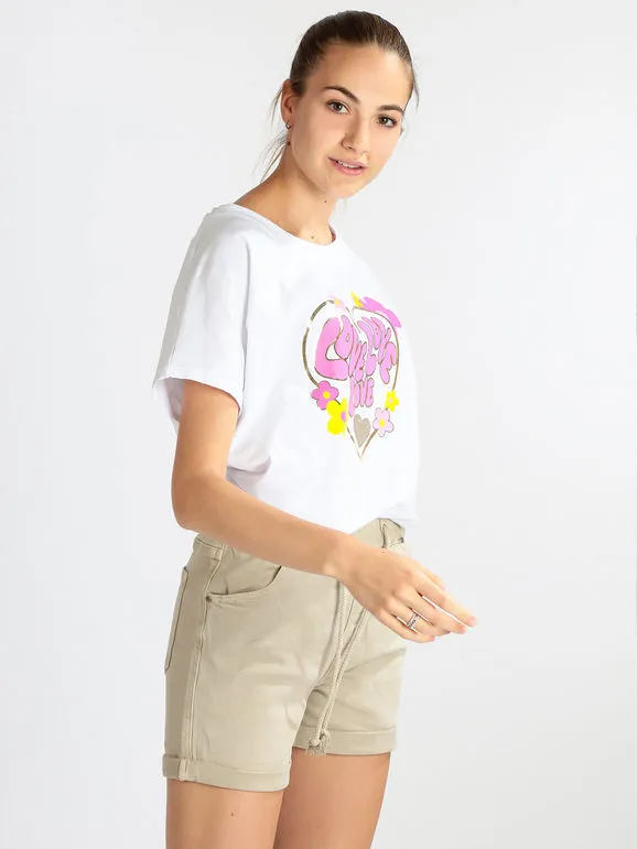 Solada Camiseta mujer oversize de algodón
