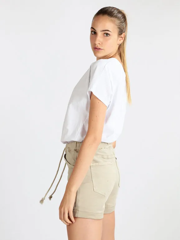 Solada Camiseta mujer oversize de algodón