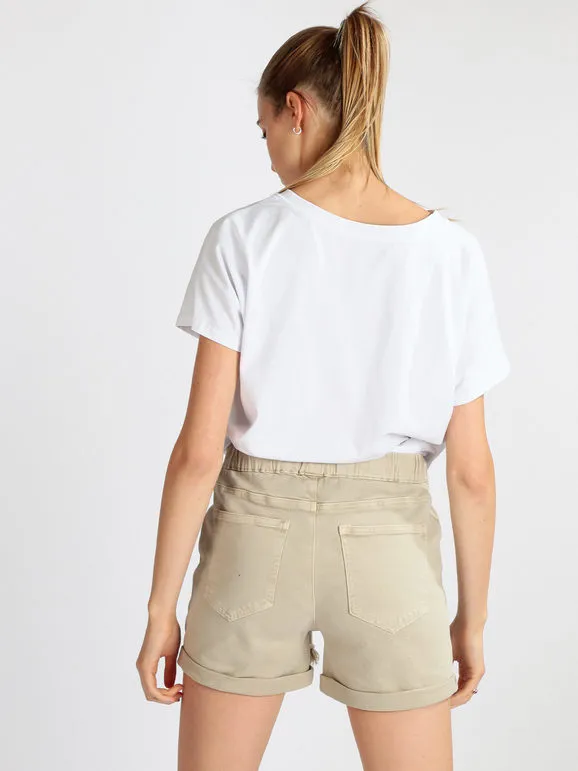 Solada Camiseta mujer oversize de algodón