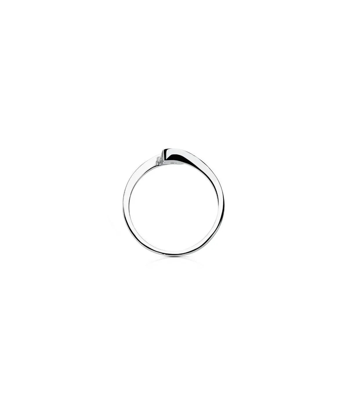 Solitaire Milanesse 0.150 Ct. 18 K