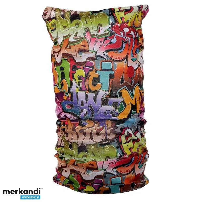 Street Graffiti Neck Calentador Tubo Bufanda