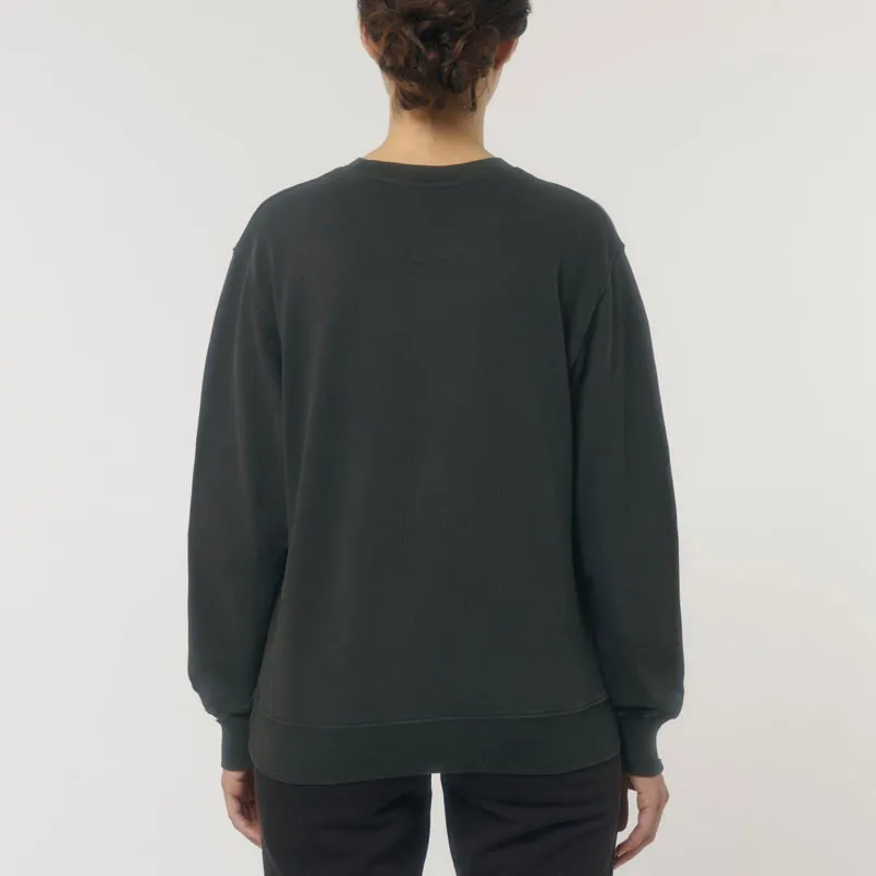 Sudadera Atlas: Vintage Bi Crew (G Dyed Black Rock)