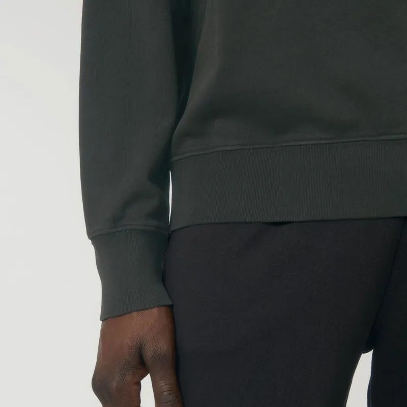 Sudadera Atlas: Vintage Bi Crew (G Dyed Black Rock)