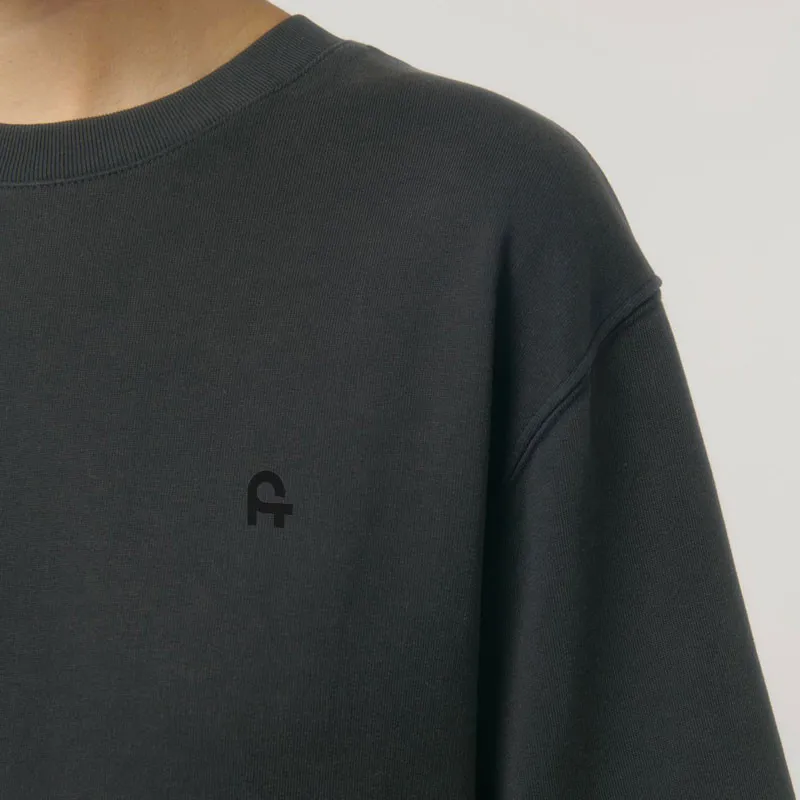 Sudadera Atlas: Vintage Bi Crew (G Dyed Black Rock)