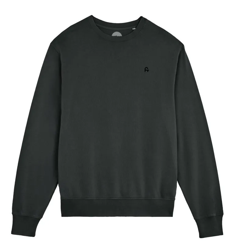 Sudadera Atlas: Vintage Bi Crew (G Dyed Black Rock)