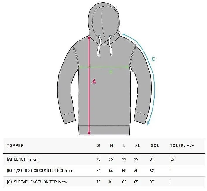 SUDADERA HORSEFEATHERS TOPPER  TRUE RED  MEN´S