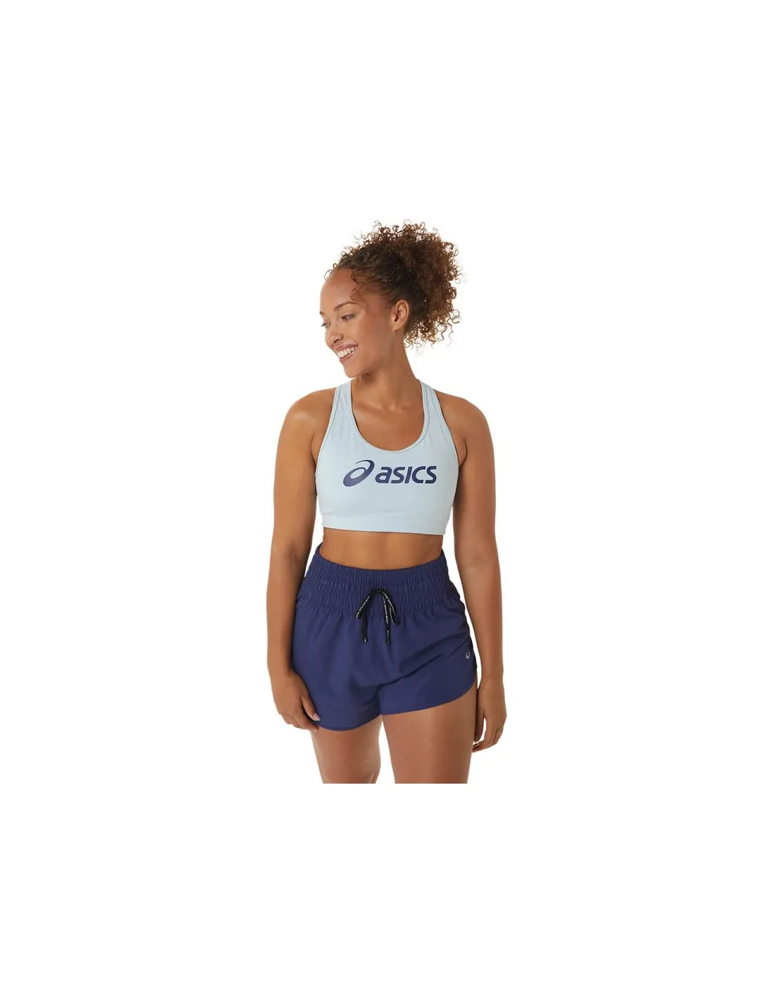 Sujetador Deportivo ASICS Core Logo Azul Mujer