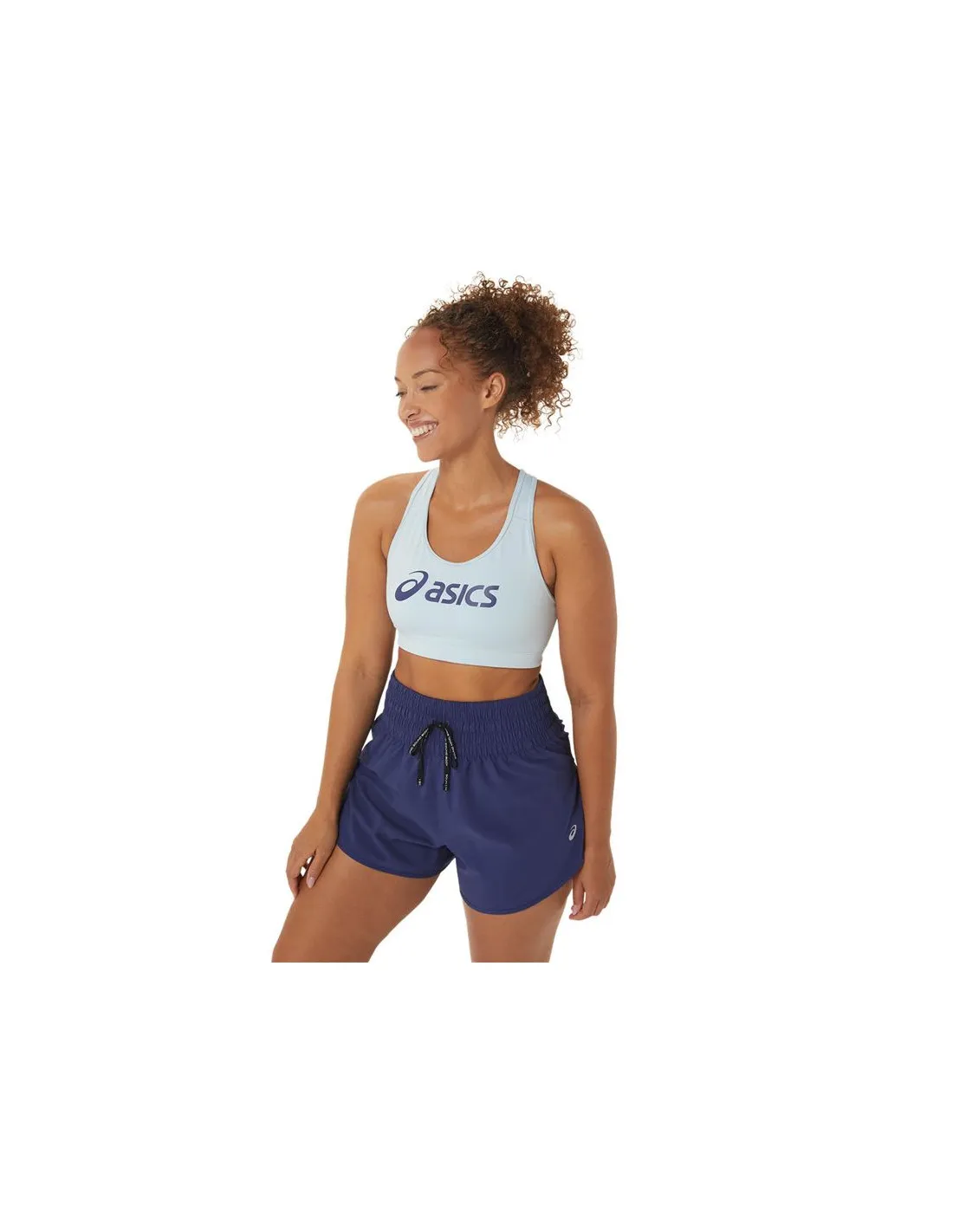 Sujetador Deportivo ASICS Core Logo Azul Mujer