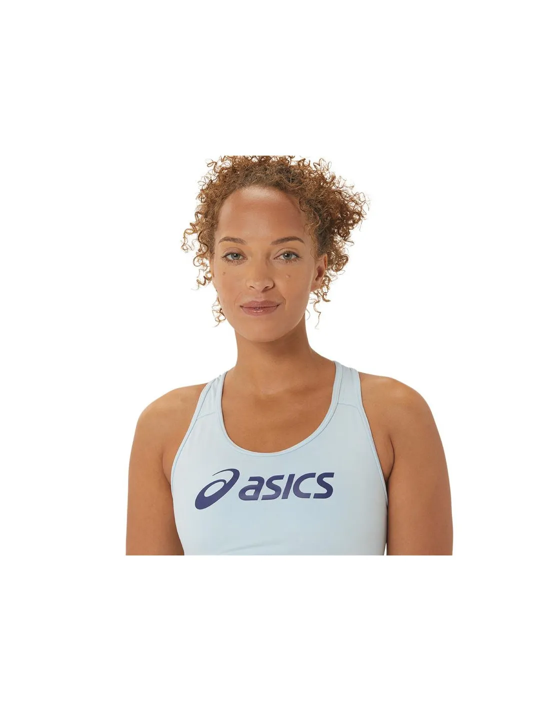 Sujetador Deportivo ASICS Core Logo Azul Mujer