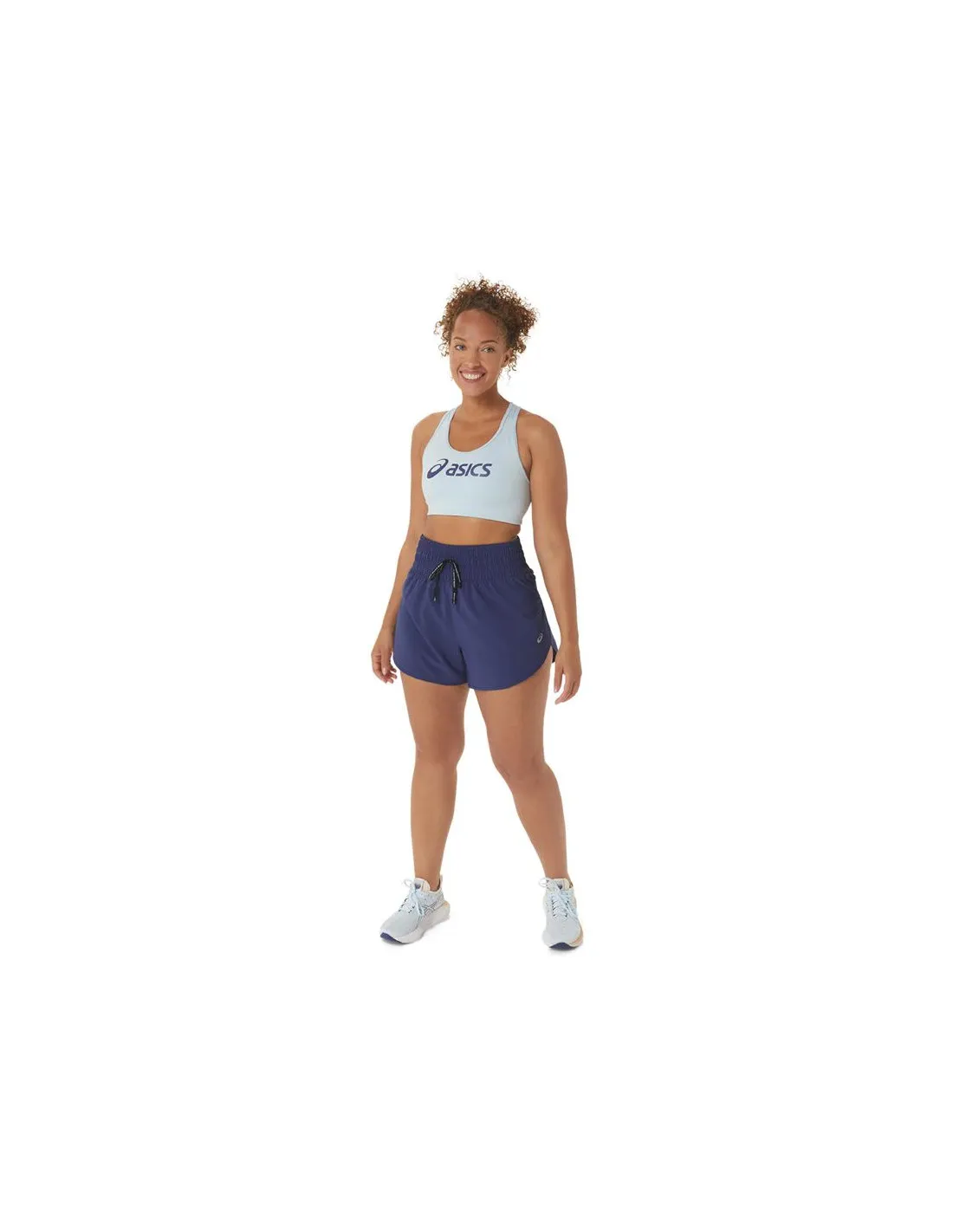 Sujetador Deportivo ASICS Core Logo Azul Mujer