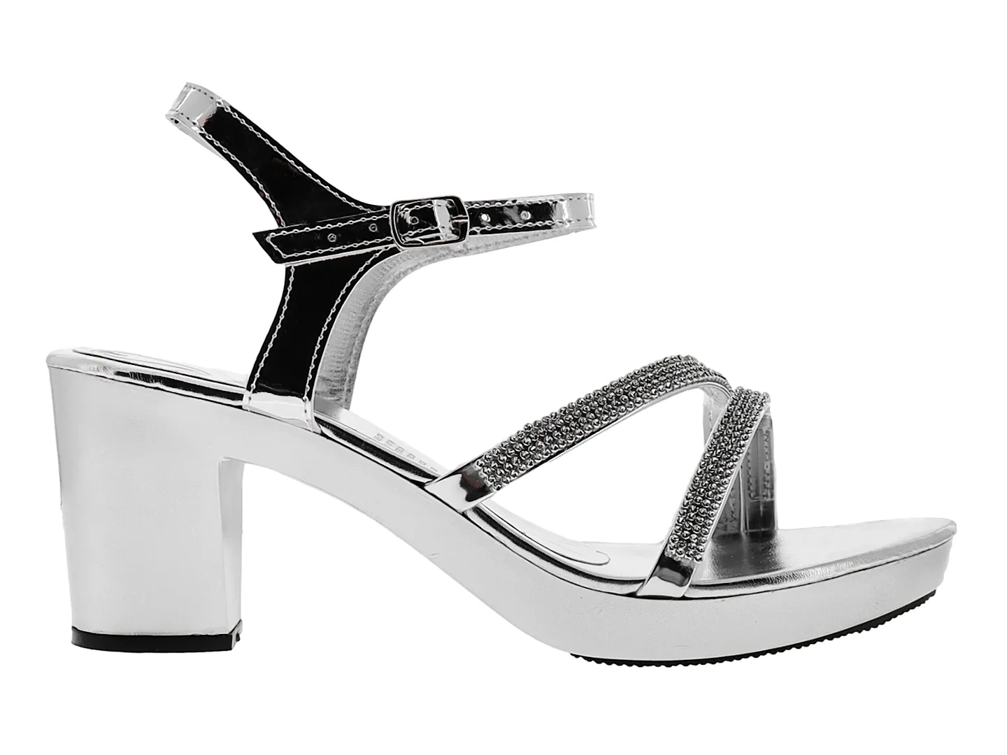 Tacones Sary 2889 Plata Para Mujer