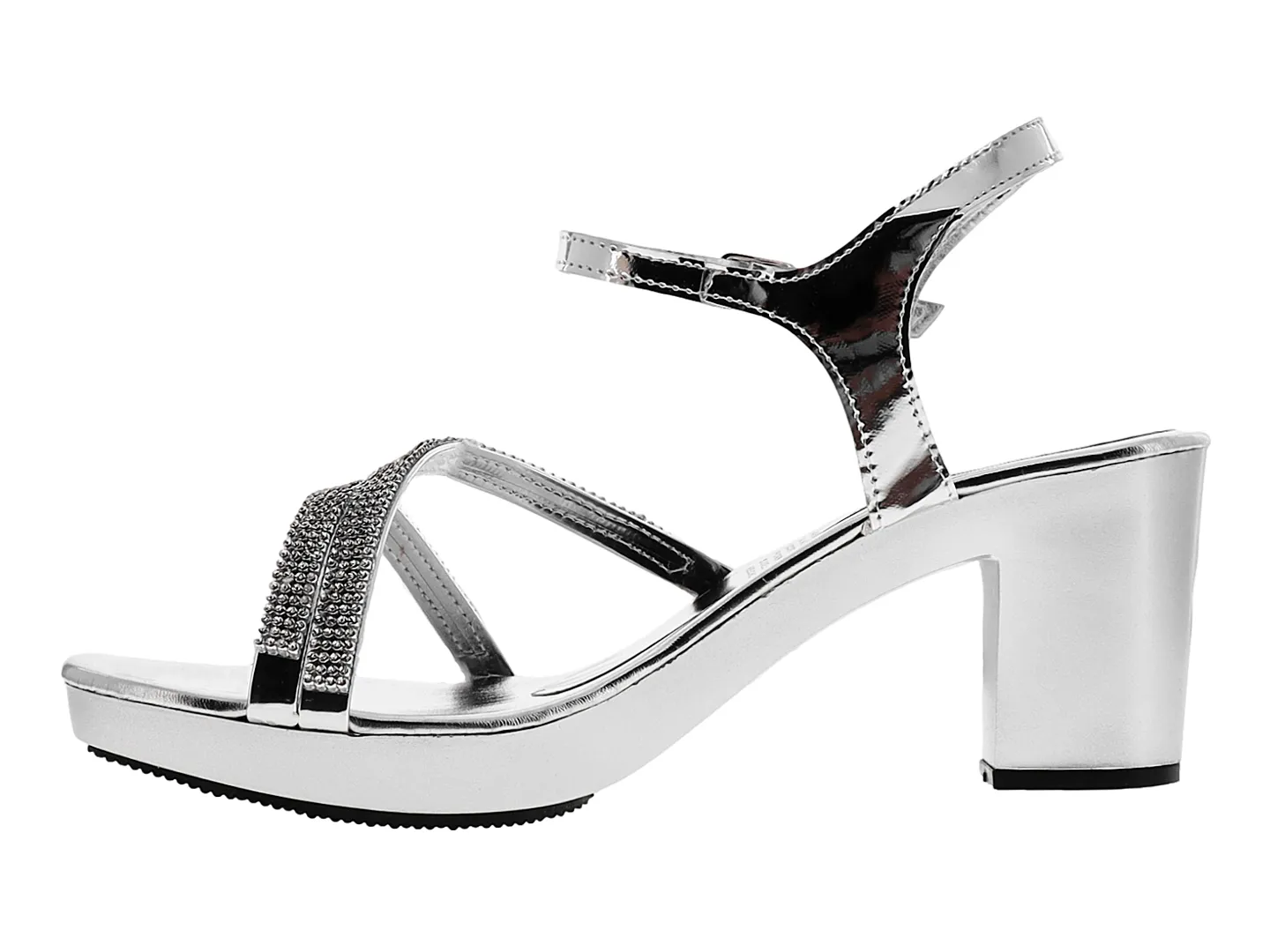 Tacones Sary 2889 Plata Para Mujer