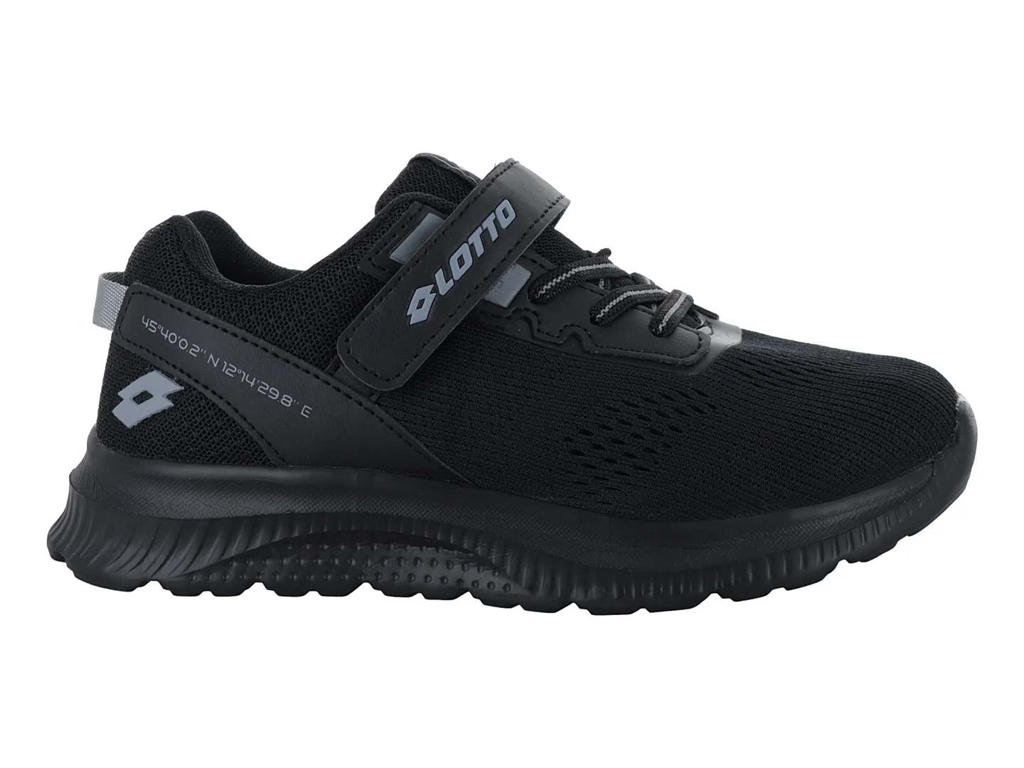 Tenis Lotto Buttler Negro Para Niño