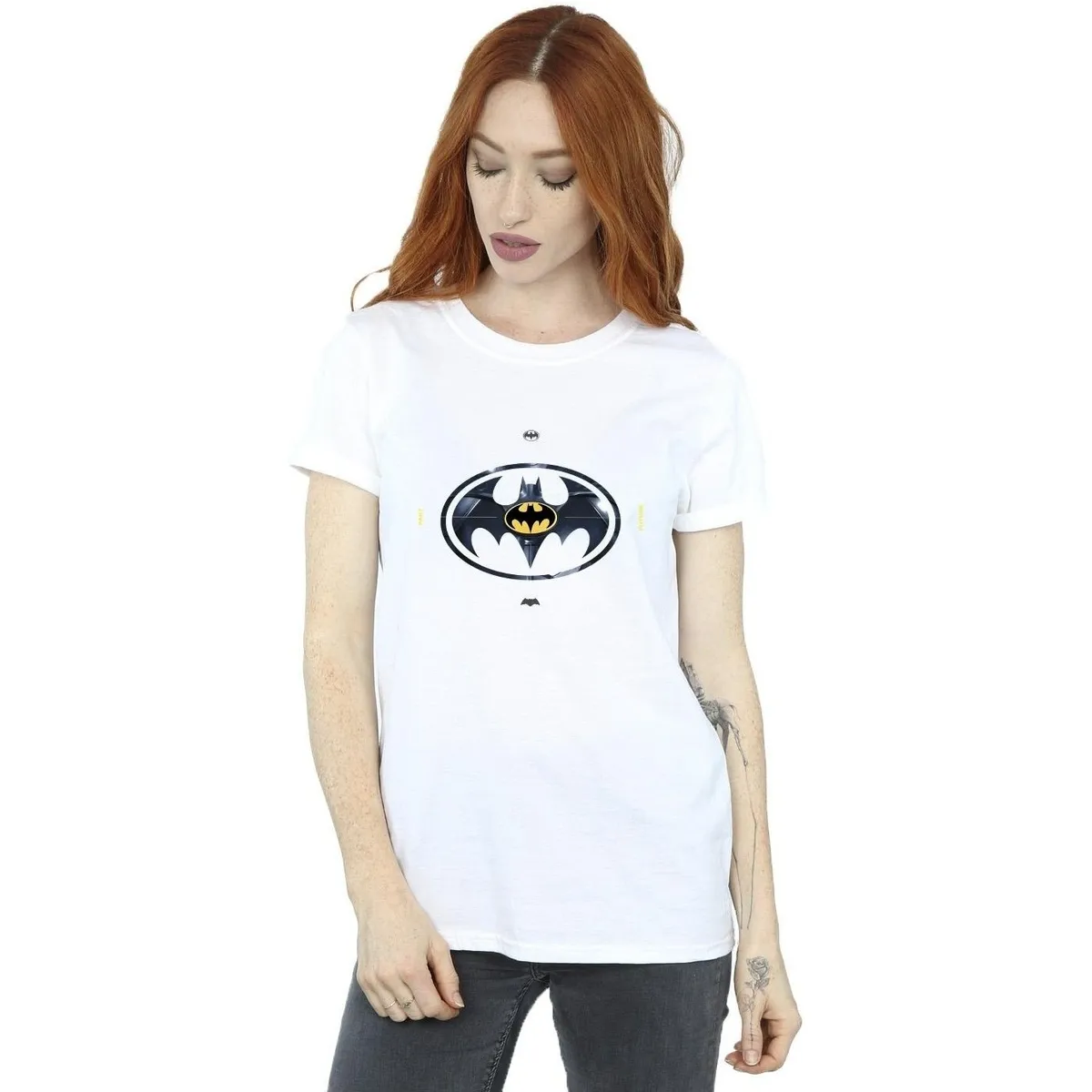 The Flash Batman Metal Logo