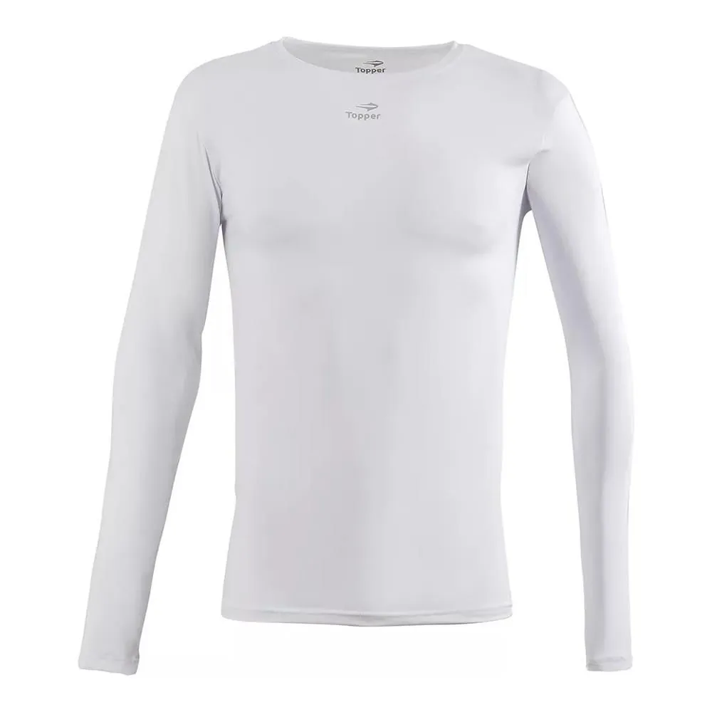 TOPPER REMERA KIDS  TERMICA ML BOYS BLANCO