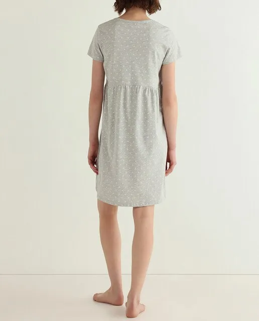 Unit Camisón mujer punto manga corta
