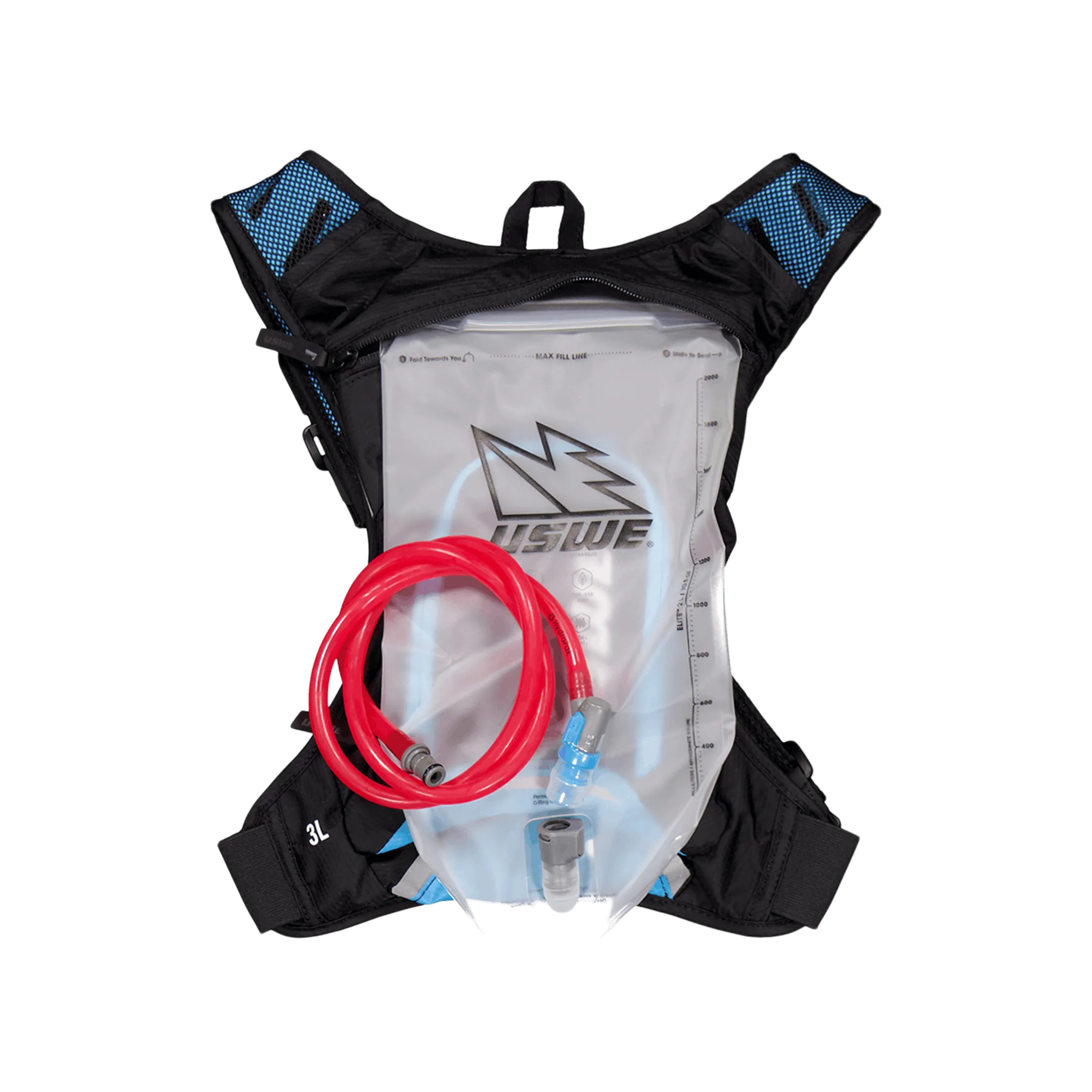 Uswe Mtb Hydro 3l Hydration Pack Black/horizon Blue