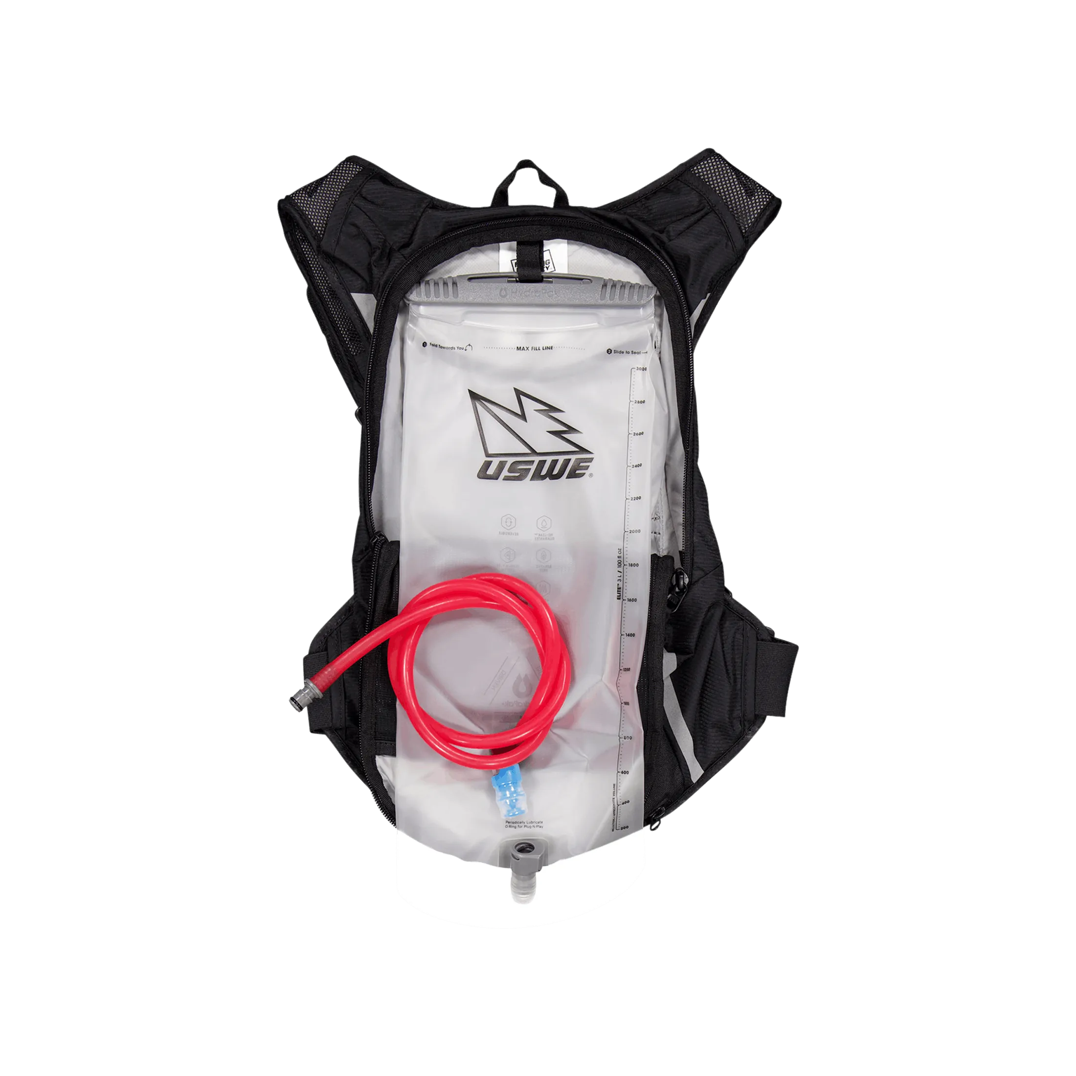 Uswe Mtb Hydro 8l Hydration Pack Carbon Black