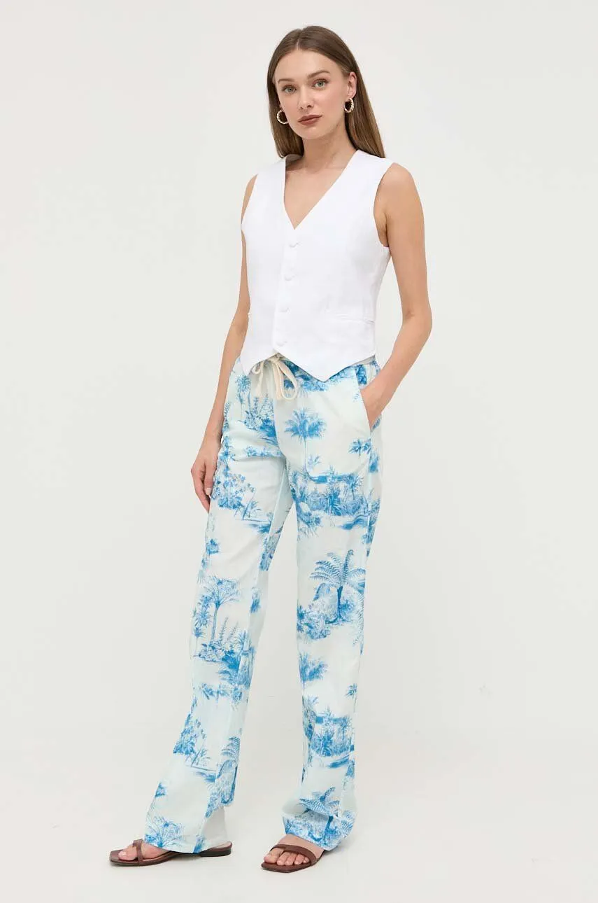 Valentino Red Printed Pants