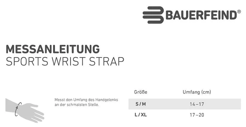 Vendaje para la muñeca Bauerfeind SPORTS WRIST STRAP