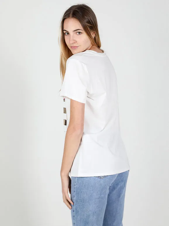 Vicbee Camiseta oversize de mujer con estampado Snoopy