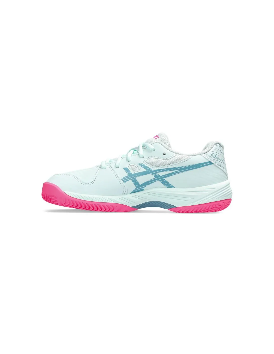 ZAPATILLAS DE PADEL ASICS GELGAME 9 PADEL GS INFANTIL SOOTHING SEA/GRIS AZUL
